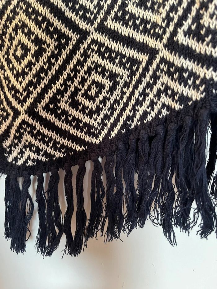 Gilet laine avec franges - photo numéro 4