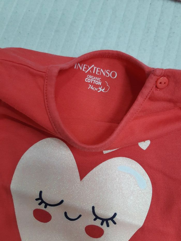 Lot de 3 tee-shirts manches longues 74 cm - photo numéro 3