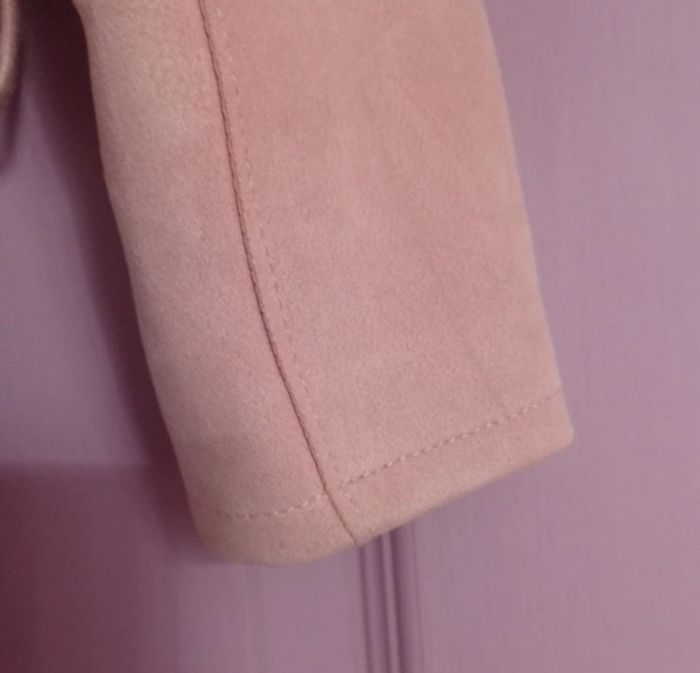 Veste effet daim 12 ans rose saumon Kiabi - photo numéro 4