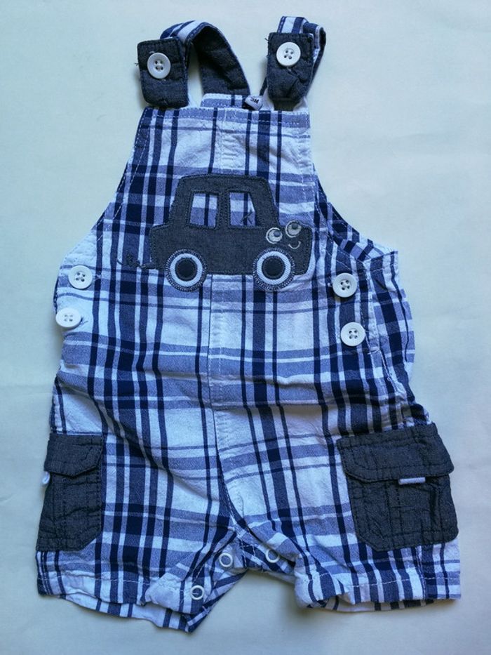 Salopette short 3 mois