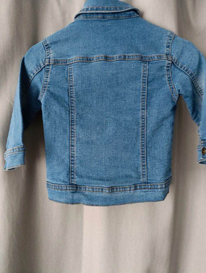 Veste en jean mixte taille 86 cm matière extensible - photo numéro 9