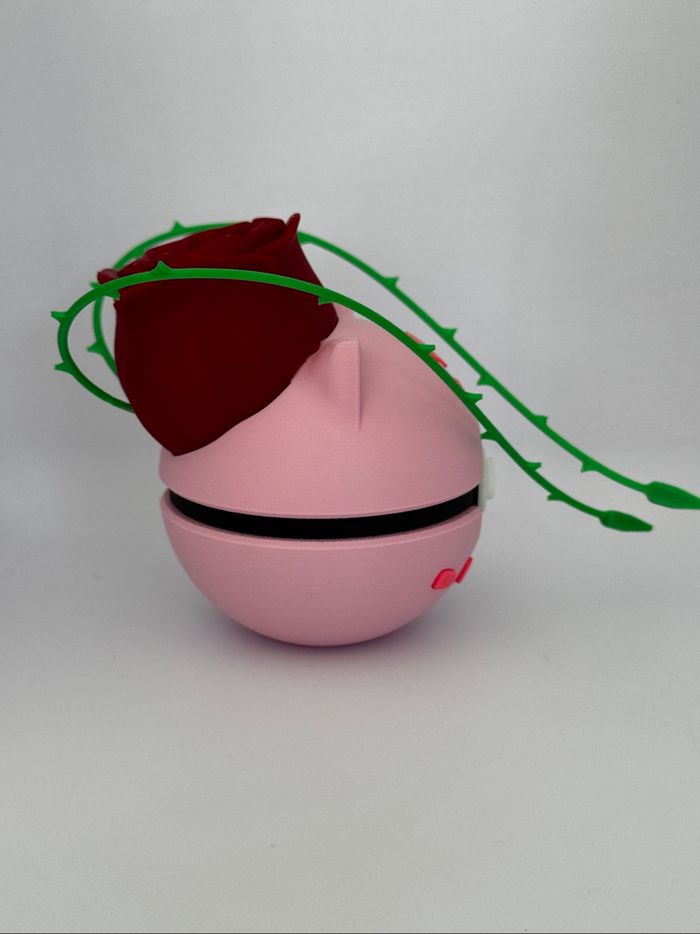 Pokeball bulbizard rose - photo numéro 2