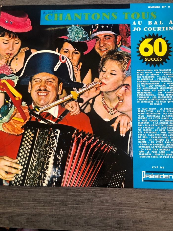 Vinyle 33t chantons tous au bal  à Jo courtin
