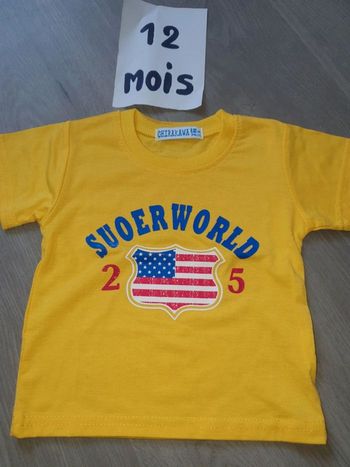 Maillot t-shirt 12mois