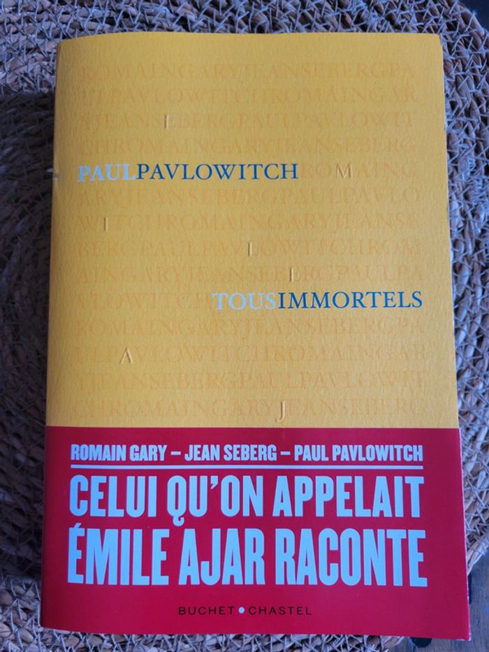Tous immortels - Paul Pavlowitch