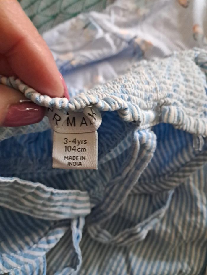 Lot de 3 robe à bretelles été fille - photo numéro 5