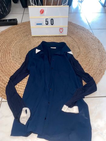 Chemisier bleu taille S intimissimi