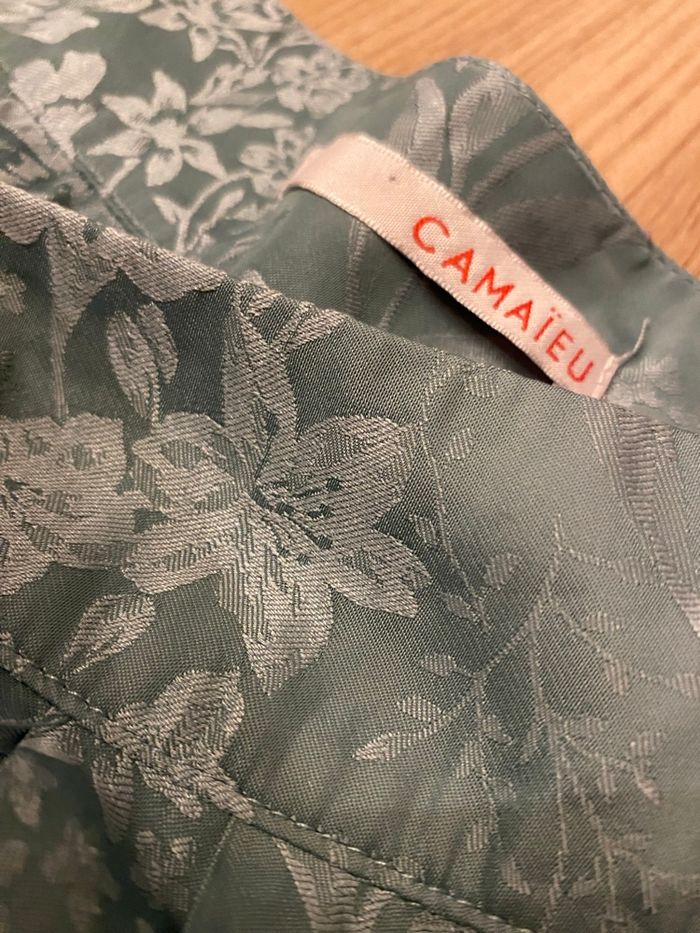 Jupe camaïeu taille 40 longue effet brillant - photo numéro 3