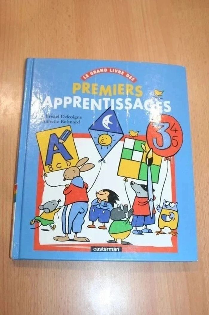 Le grand livre des premiers apprentissages de Christel Delcoigne, Annette Boisnard chez Casterman