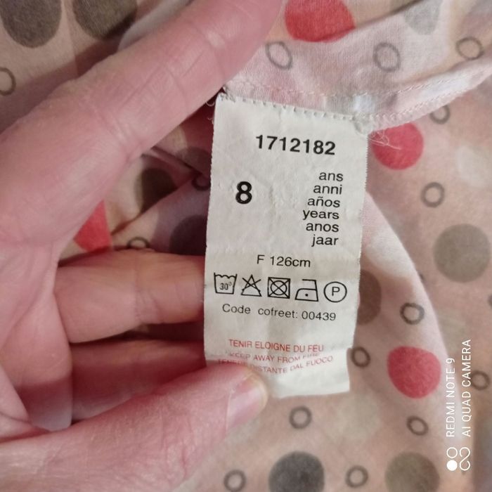 Blouse à gros pois 8ans - photo numéro 9