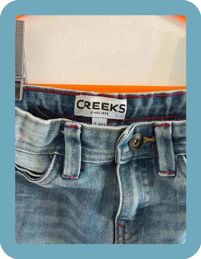 Superbe jeans taille ajustable 3 ans CREEKS - photo numéro 3