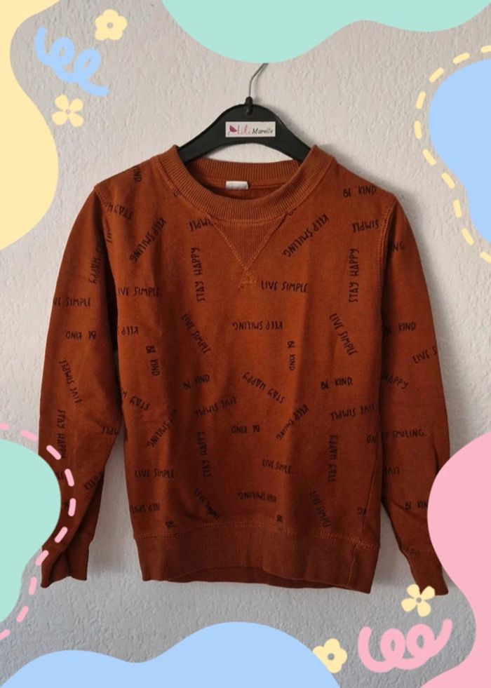💙 Pulls marron pour garçon taille 7 ans