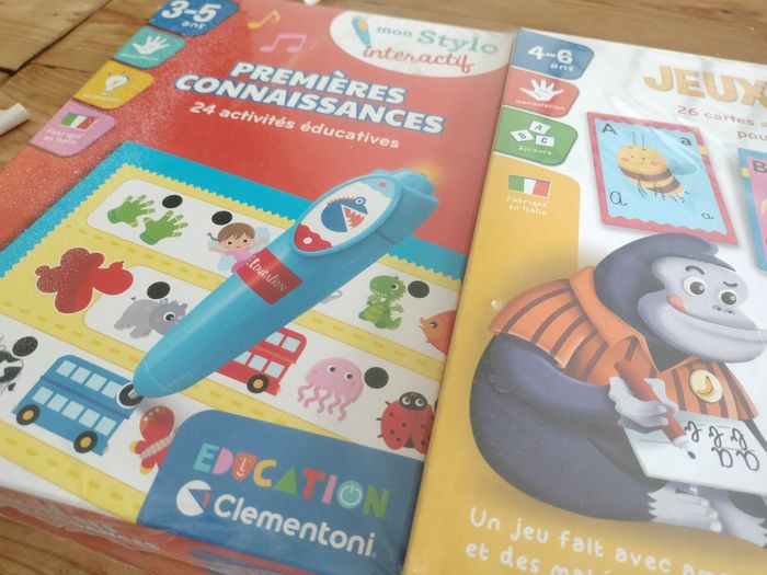 Pack jeux connaissances et écriture Clementoni neufs - photo numéro 2