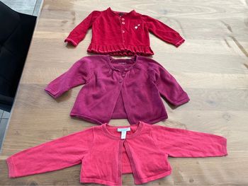 Lot de 3 gilets 12 mois