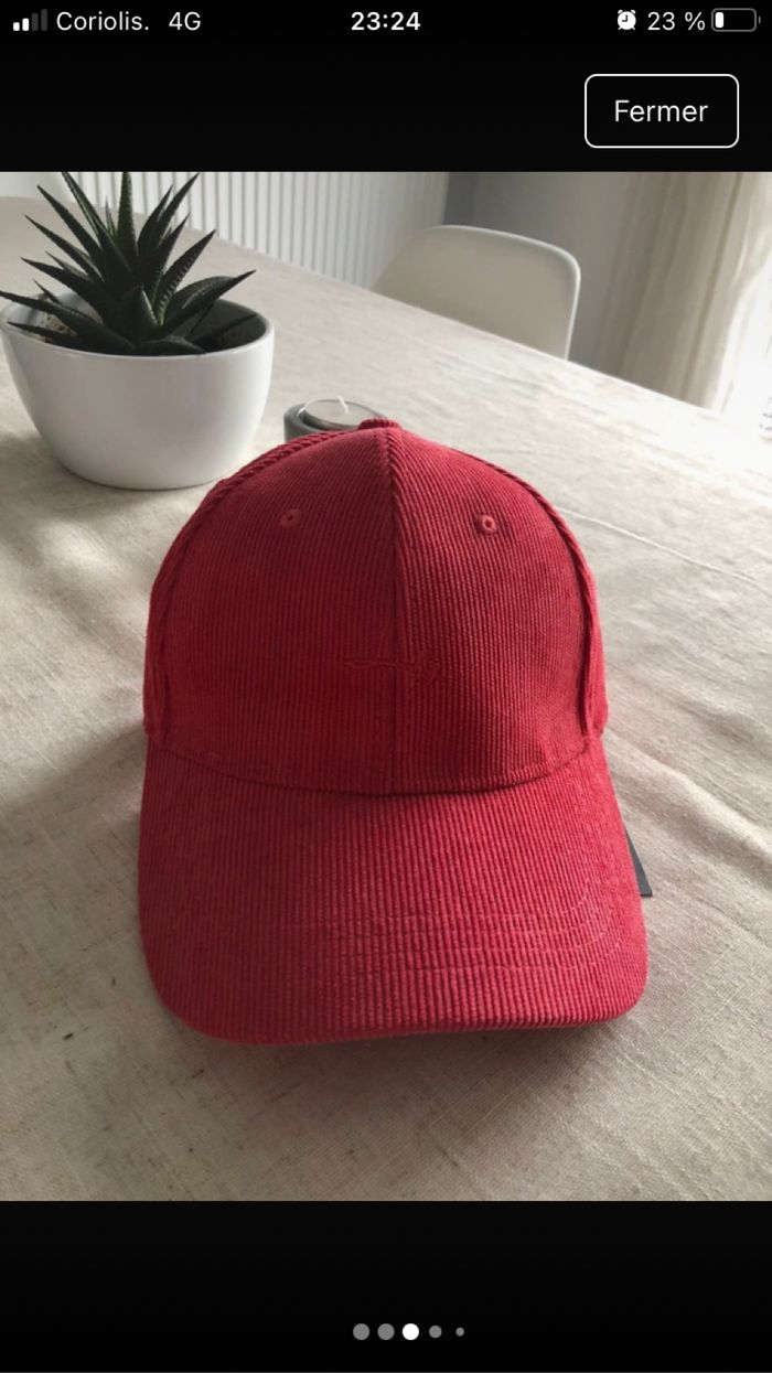 Casquette rose - photo numéro 2