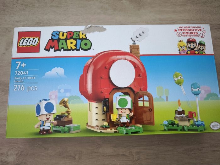 Lego super mario fête chez les toads 72041