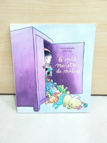 🌺 Livre (école des loisirs) : Le petit monstre du matin
