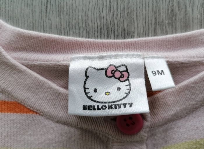 Gilet rayé Hello Kitty 9 mois - photo numéro 3