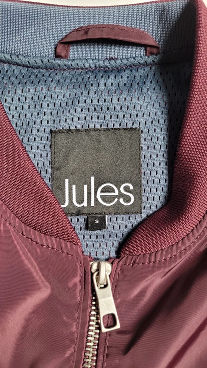 Bombers JULES rouge bordeaux taille S en excellent état - photo numéro 14