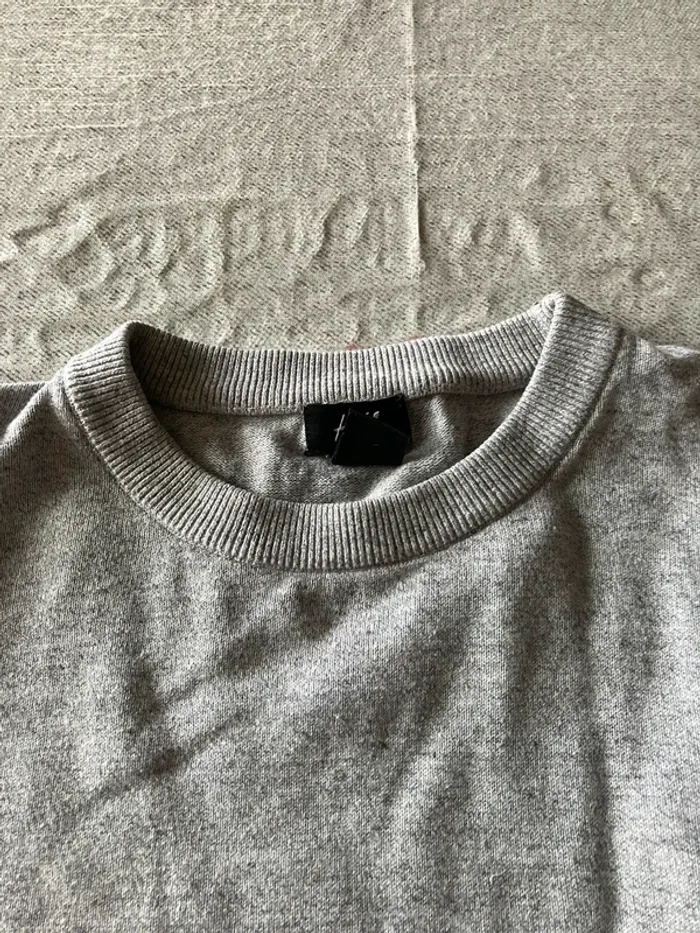 Pull élégant gris H&M – Taille S - photo numéro 4