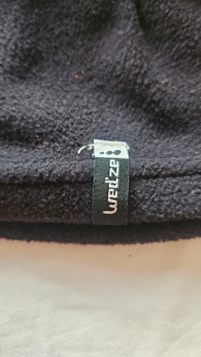 Bonnet polaire noir Wedze- chaud léger et confortable - photo numéro 2
