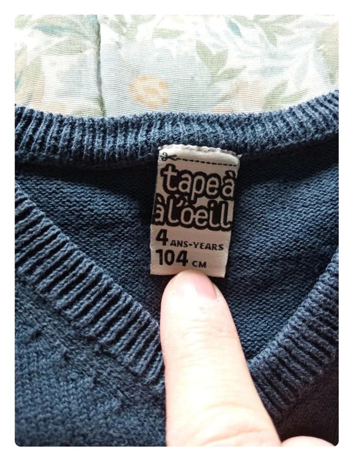 Pull Tape à l'oeil 4 ans - photo numéro 2
