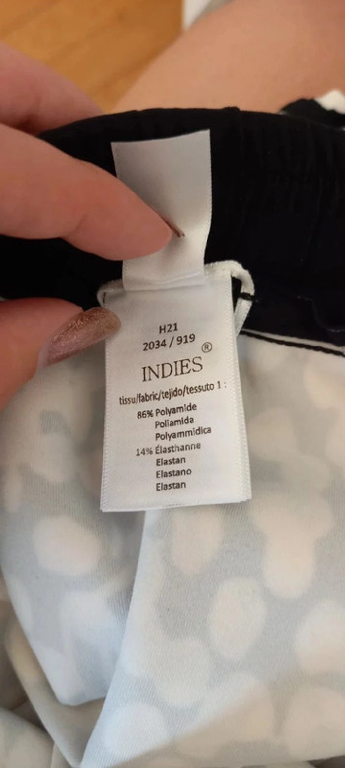 Pantalon tacheté noir et blanc Indies 44 - photo numéro 8