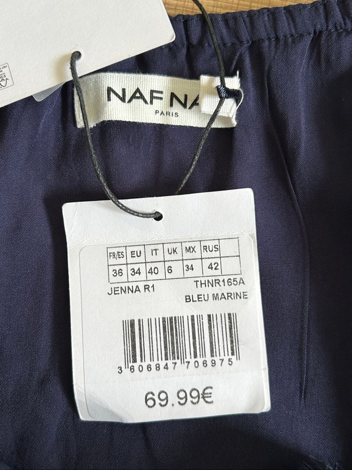 Robe bleue marine neuve sans manches Naf Naf taille 36 (valeur 70€) - photo numéro 9