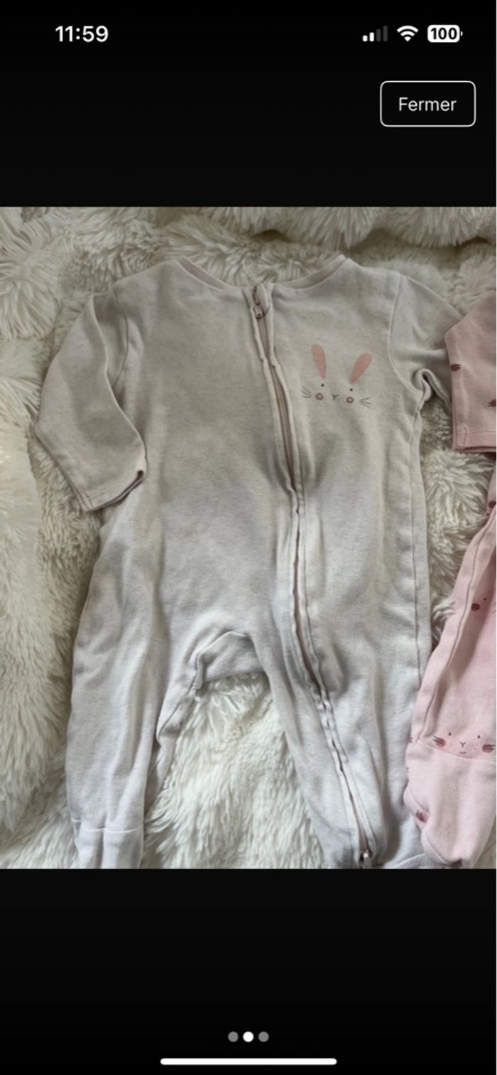 Pyjama lège bébé (fille) - photo numéro 2