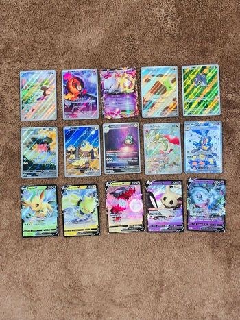 Lot de 15 cartes Pokémon