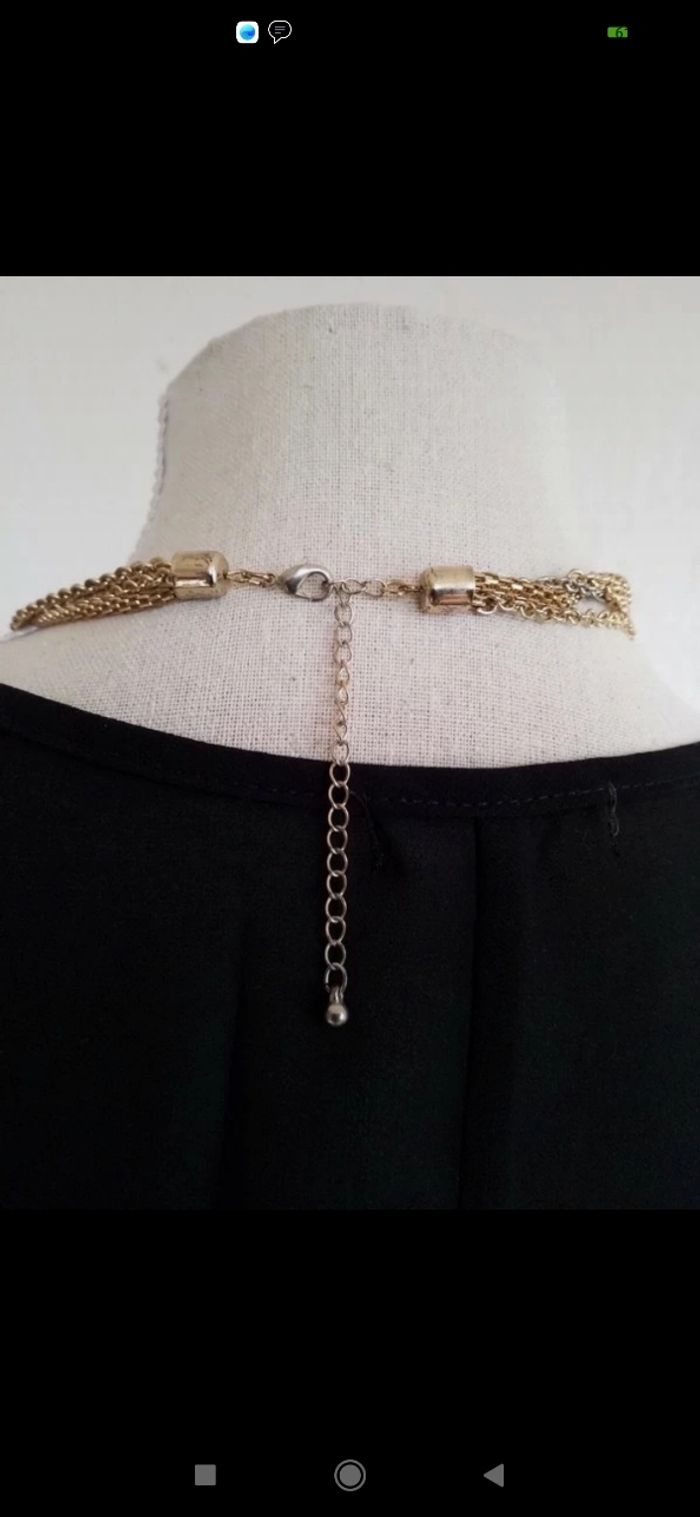 Rangé de chaînes doré très bon état - photo numéro 2