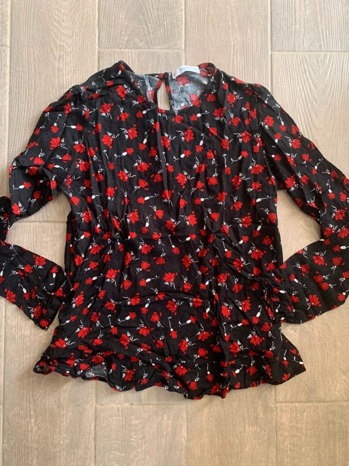 Blouse volants mango