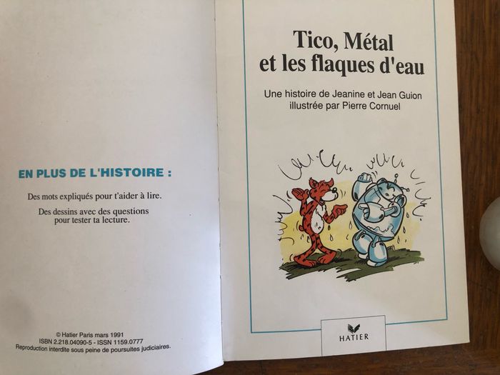Bibliothèque de Ratus : Tico, Métal et les flaques d’eau. - photo numéro 3