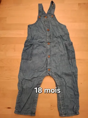 Salopette jean 18 mois