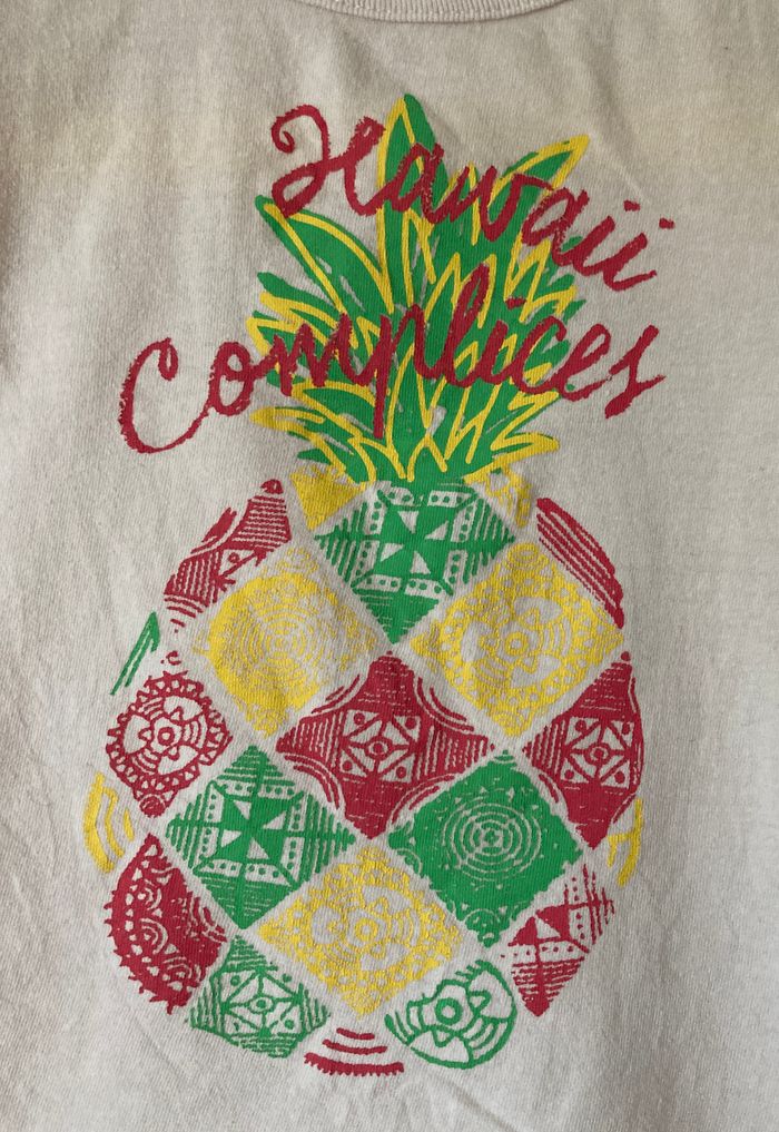 Tee-shirt motif  ananas - photo numéro 2