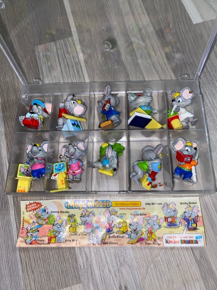 Collection kinder mega mäuse année 2001 - photo numéro 2