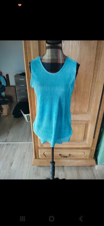 Débardeur gaufré vintage