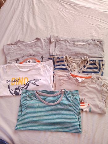 Lot 6 Maillots 24 mois
