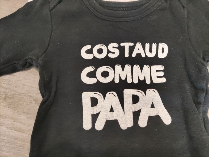 Lot 2 tee shirt manche longue 12 mois - photo numéro 2