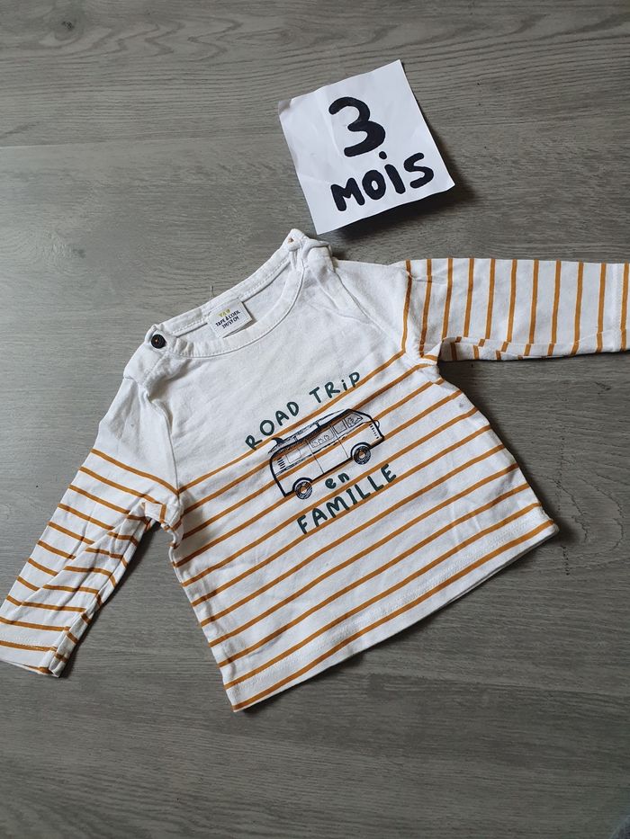 Maillot t-shirt 3mois garçon