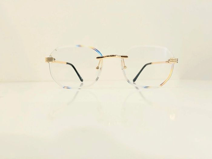 Lunette de repos percée mixte dorée UV protection taille moyenne - photo numéro 2