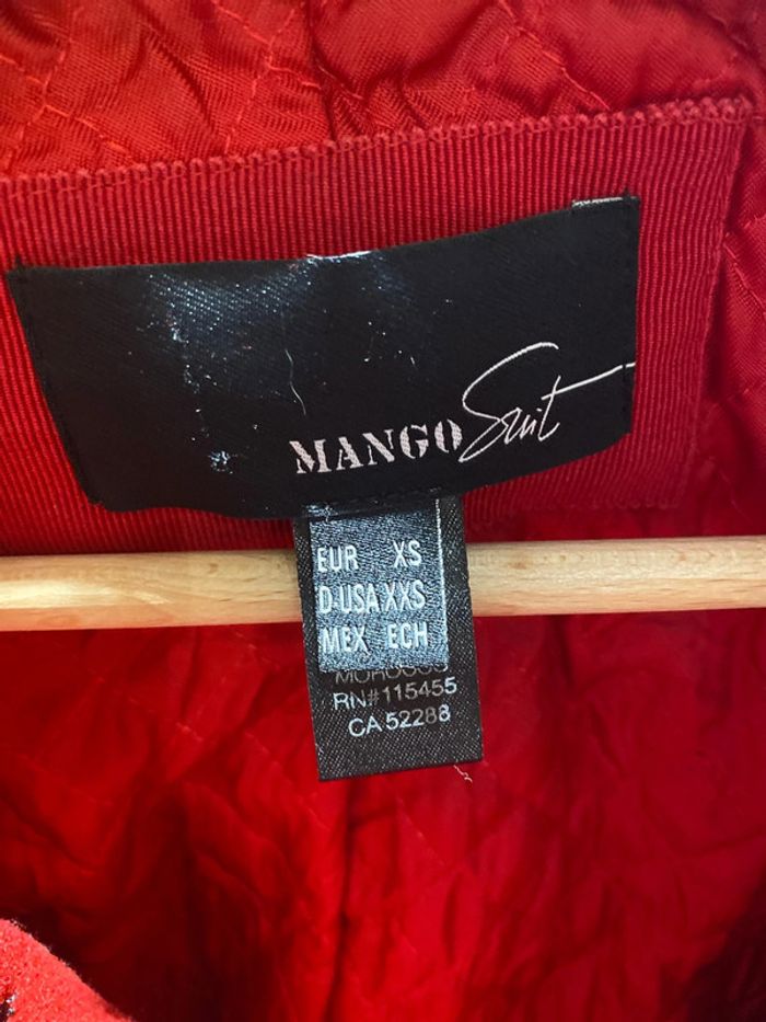 Manteau rouge Mango - photo numéro 2