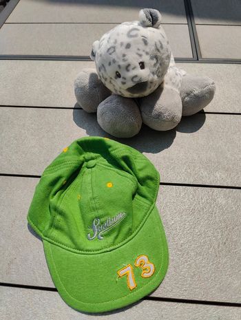 Casquette garçon verte 47 cm