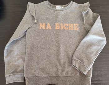 Sweat fille 6-7 ans / Galeries Lafayette