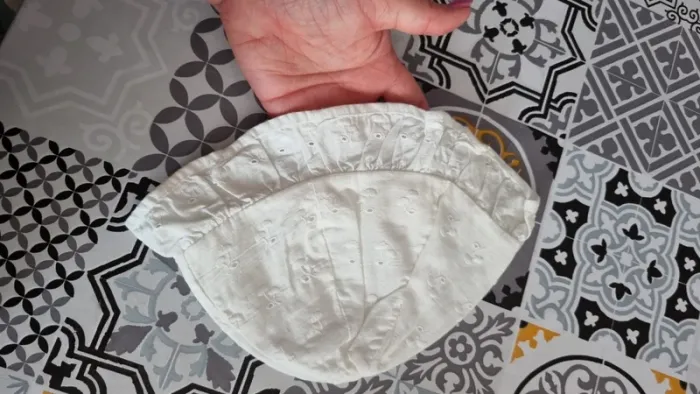 Bonnet 6/12 mois blanc - photo numéro 2
