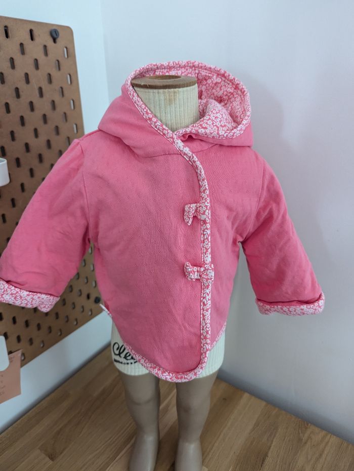 Veste rose sergent major 3 mois