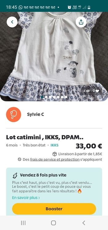 Lot catimini , IKKS, DPAM..