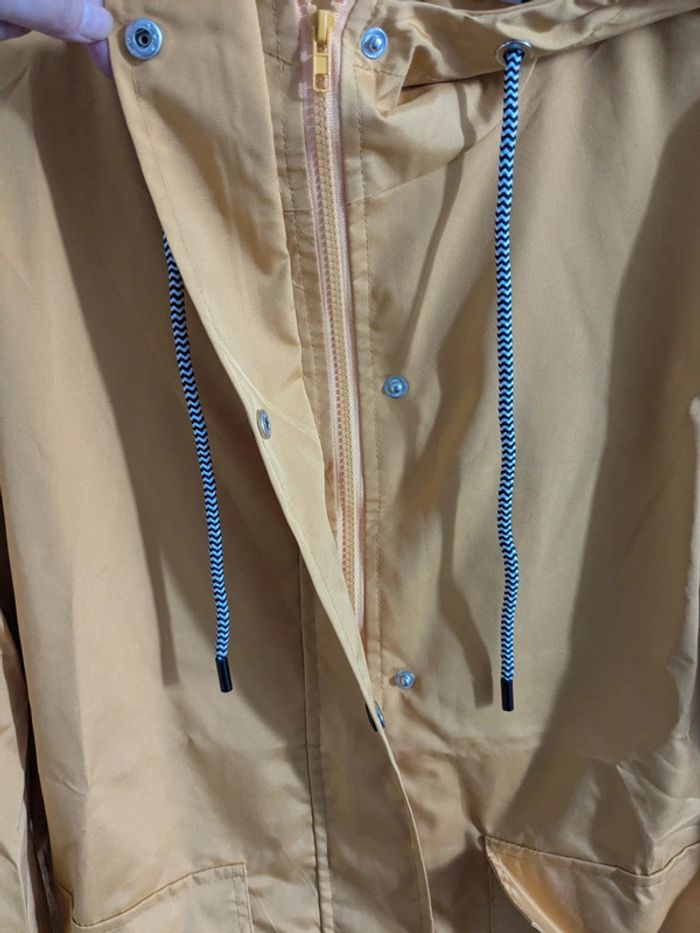 Veste coupe vent imperméable jaune M - photo numéro 5