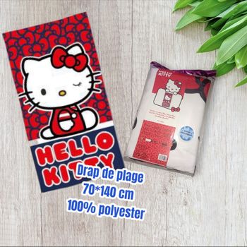 Serviette drap de plage hello Kitty