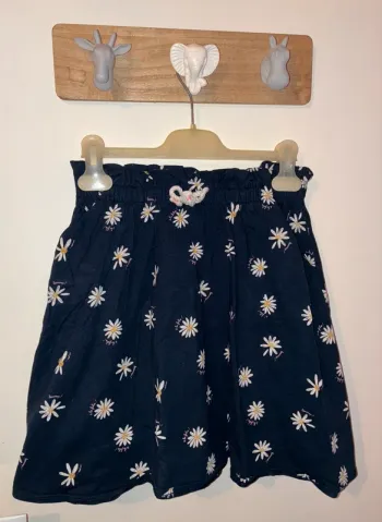Jupe tissu à fleurs, 12 ans, Vertbaudet.